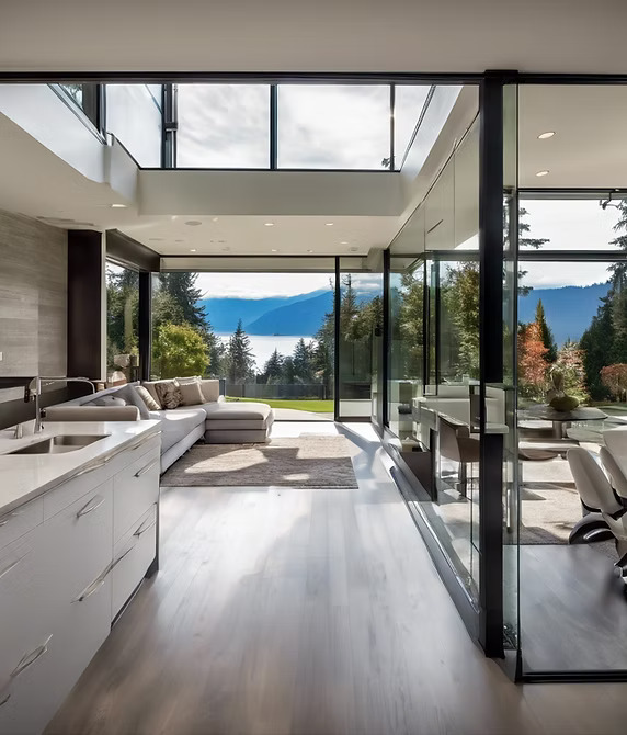 Modern and luxurious house in West Vancouver
