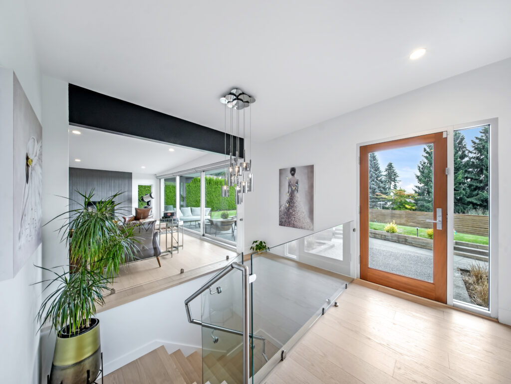 Aerial view of custom home project at 4089 Canterbury Crescent North Vancouver