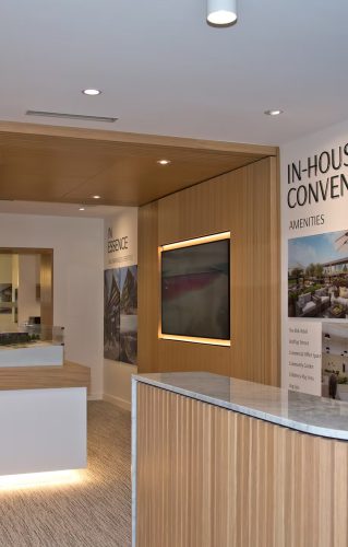 Commercial construction project in British Columbia with innovative design and durable structure